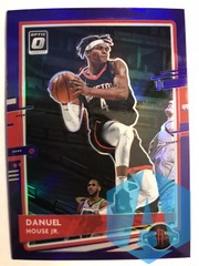 2020-21 Donruss Optic Purple Prizm Danuel House Jr #114 Hourston Rockets